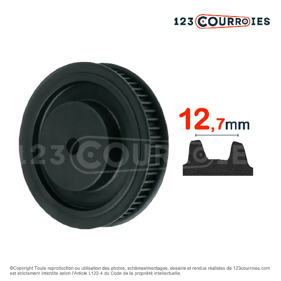 Poulie dentée moyeu plein PDH15036-Leggi tutto