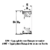 Poulie dentée moyeu amovible PD8M44-50MA