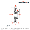 Poulie trapézoïdale moyeu amovible SPZ224/2MA