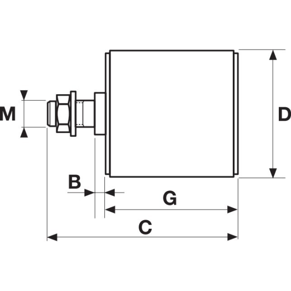 Poulie tendeur polyamide RE5-