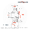 Poulie trapézoïdale diamétre variable PVAR120/A/2MA