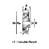 Poulie dentée moyeu plein PD5M24-25