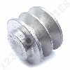 Poulie trapézoïdale aluminium moyeu plein SPA50/2ALU