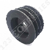 Poulie trapézoïdale moyeu amovible SPB125/3MA