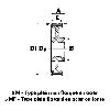 Poulie dentée moyeu amovible PD8M72-30MA