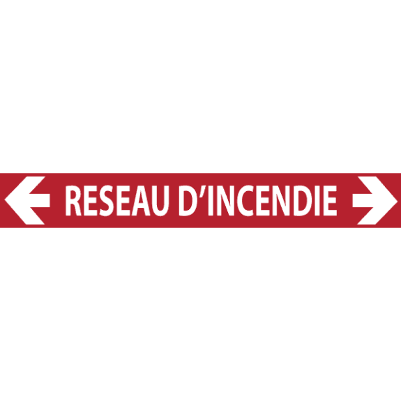 Réseau d’Incendie Fléché (Fond Rouge)-Lire la description