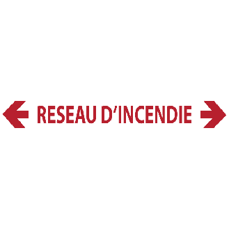 Réseau d’Incendie Fléché (Fond Blanc)-Lire la description