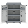 Armoire de rangement en plastique - 438x700xH976 mm - Gris - Multiroir