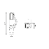 M12D Mâle Coudé 4p/RJ45 Mâle 4p; PUR Blindé AWG22/19 Vert Robot 10m