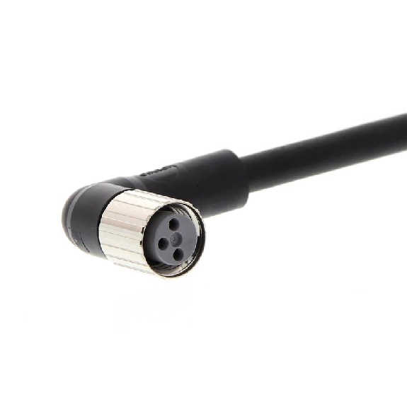 M08A Fem Coudé 3p; Câble PUR 3x0.32 Noir 20m-Lire la description