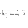 M12A Fem Droit 12p; Câble PUR 12x0,25 Noir Cpc 15m (30V)