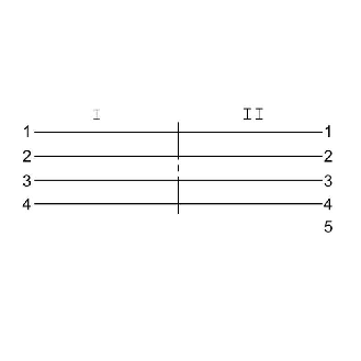 M08A Fem Droit 4p/M12A Mâle Droit 4p; PUR 4x0.34 Noir Cpc 2m-Lire la description