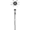 M08A Fem Droit 8p; Câble PUR 8x0,14 5m