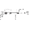 M08A Fem Droit 3p; Câble PUR 3x0.25 Noir Cpc 5m