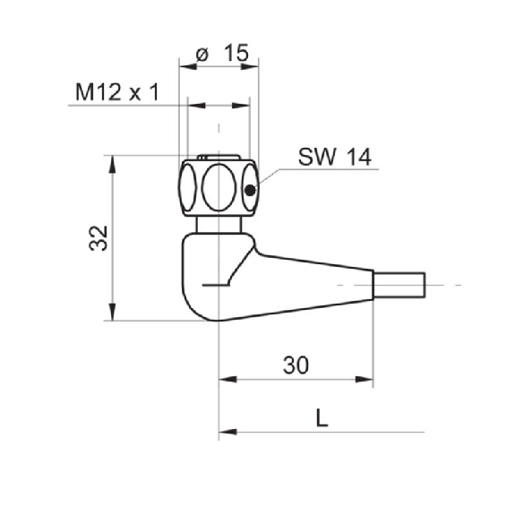 M12A Fem Coudé 4p Inox V4A F&B; Câble PP 4x0.34 Gris 10m M12A Fem Coudé 4p Inox V4A F&B; Câble PP 4x0.34 Gris 10m-Lire la description