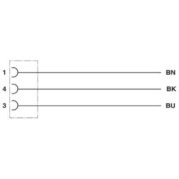 M08 Fem Droit 3p; Câble PUR Gris/Noir 5m-Lire la description