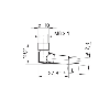 M08A Fem Coudé 4p; Câble PUR 4x0.25 Noir Cpc 5m