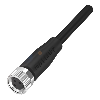 M08A Fem Droit 3p; Câble PUR Soudage 3x0.34 Noir Cpc 1.5m