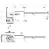M12A Fem Coudé 8p; Câble PUR 8x0.25 Noir Cpc 5m (30V)