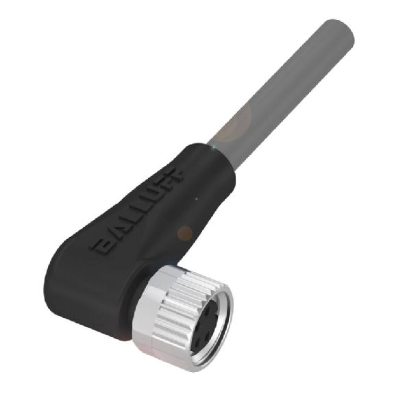 M08A Fem Coudé 4p; Câble PVC 4x0.34 Gris Cpc 3m (60V)-Lire la description