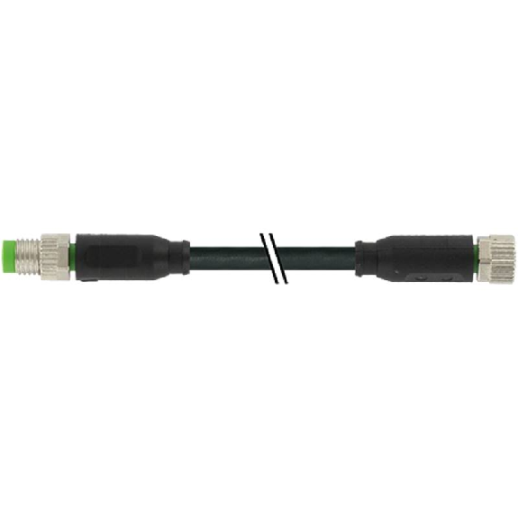 M08A Fem Droit 3p/M08A Mâle Droit 3p; PUR 3x0.25 Noir Cpc 2m M08A Fem Droit 3p/M08A Mâle Droit 3p; PUR 3x0.25 Noir Cpc 2m-Lire la description