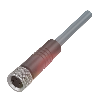 M08A Fem Droit 3p; Câble FEP 3x0.34 Noir 5m