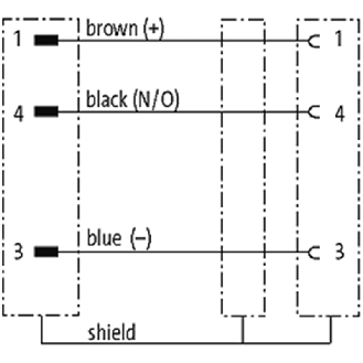 M12A Fem Droit/M12A Mâle Droit; PUR Blindé 3x0,34 Gris 10m-Lire la description