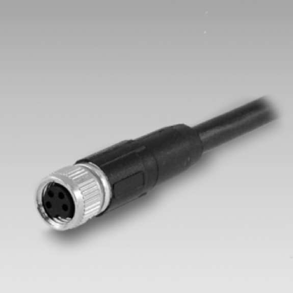 M08A Fem Droit 4p; Câble PUR Blindé 4x0.25 Gris/Noir Cpc 5m M08A Fem Droit 4p; Câble PUR Blindé 4x0.25 Gris/Noir Cpc 5m-Lire la description