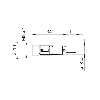M08A Fem Droit 4p; Câble PUR Blindé 4x0.25 Gris/Noir Cpc 5m