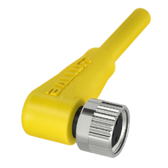 M08A Fem Coudé 3p; Câble PUR 3x(22 AWG) Jaune Cpc 5m-Lire la description