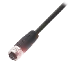 M12A Fem Droit 12p; Câble PUR 12x0,25 Noir Cpc 40m (30V)