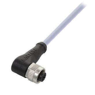 M12A Fem Coudé 5p; Câble PVC 3x034 Gris Cpc 5m (250V)-Lire la description