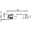 M08A Mâle Droit 3p; Câble PUR 3x0.25 Noir Robot Cpc 5m