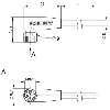 M08A Fem Coudé 3p; Câble PUR 3x0.34 Noir Cpc 3m (60V)