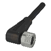 M08A Fem Coudé 3p; Câble PUR 3x0.34 Noir Cpc 3m (60V)