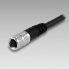 M09 Fem Droit 8p; Câble Blindé PUR 8x0.14 Noir Cpc 2m
