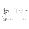 M12A Fem Coudé 5p/M08A Mâle Droit 3p; PUR 3x0.34 Noir Cpc 5m