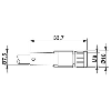 M08A Fem Droit 4p; Câble PVC 4x0.25 Noir 3m