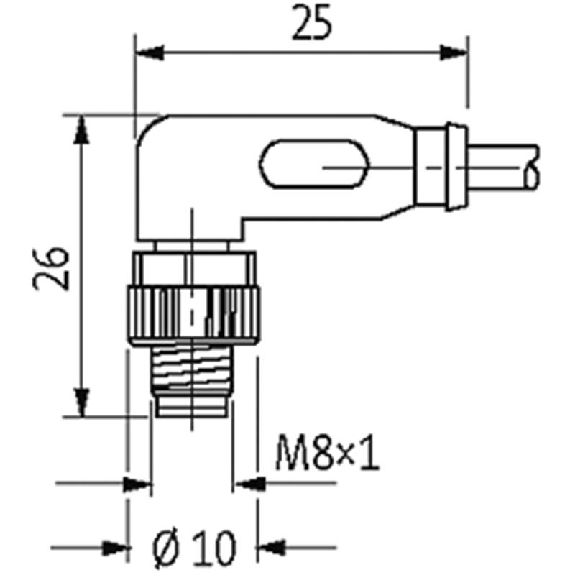 M08 Mâle Coudé/M12 Fem Coudé PUR-OB 3x0.25 Noir Cpc 7m M08 Mâle Coudé/M12 Fem Coudé PUR-OB 3x0.25 Noir Cpc 7m-Lire la description
