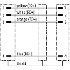 M12 Mâle 90°/M12 Mâle 90°; PUR Blindé 2x2x0.34 Vert Ethernet 10m