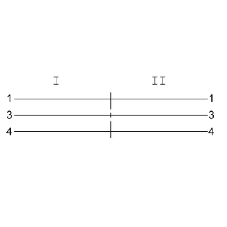 M08A Fem Droit 3p/M08A Mâle Droit 3p; Câble PVC 3x0.34 Gris Cpc 3m-Lire la description