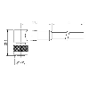 M12A Fem Coudé 8p; Câble PUR 8x0.25 Noir 20m (36VDC/30VAC)