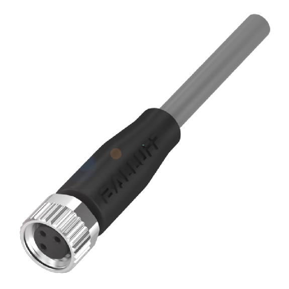 M08A Fem Droit 3p; Câble PVC 3x0.34 Gris Cpc 2m (60V)-Lire la description