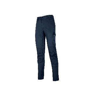 U-Power - Pantalon de travail bleu foncé Stretch et Slim MEEK-Lire la description