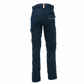 U-Power - Pantalon de travail bleu foncé Stretch et Slim MEEK-Lire la description