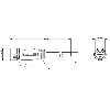 M12A Ex Fem Droit 5p; Câble PUR 3x0.34 Noir 2m (250V)
