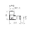 M12A Fem Coudé 4p; Câble PUR Blindé 4x0.34 Noir 2m