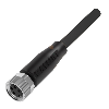 M08A Fem Droit 4p; Câble PUR 4x0.34 Noir Cpc 1.5m (60V)