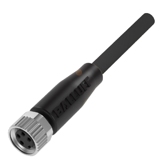 M08A Fem Droit 4p; Câble PUR 4x0.34 Noir Cpc 1.5m (60V)-Lire la description