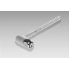 M08A Coudé 4p Inox V4A F&B; Câble PP 4x0.34 Gris 2m